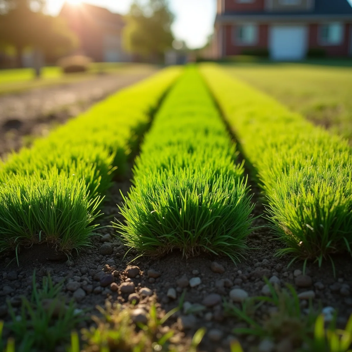 Comparison of tall fescue, bermuda grass, and zoysia turf varieties growing in Wichita KS